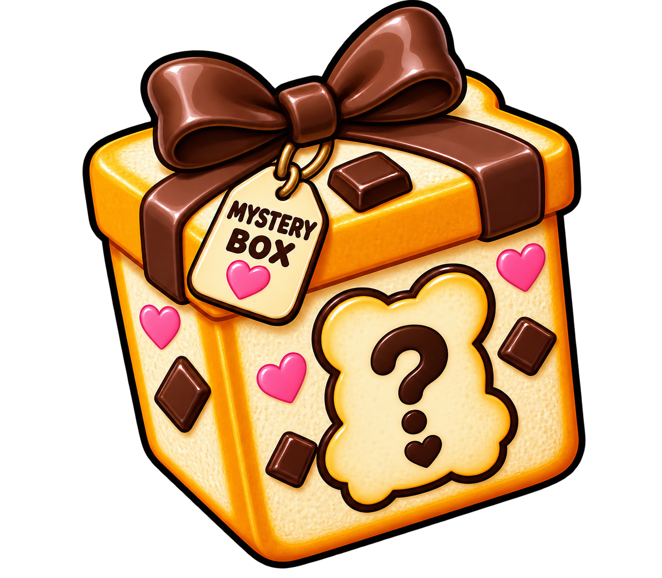Butter toast mystery box of squishy keychains
